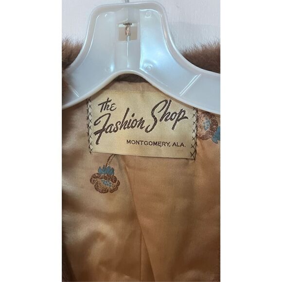 THE FASHION SHOP VINTAGE BROWN MINK STOLE - Picture 6 of 15